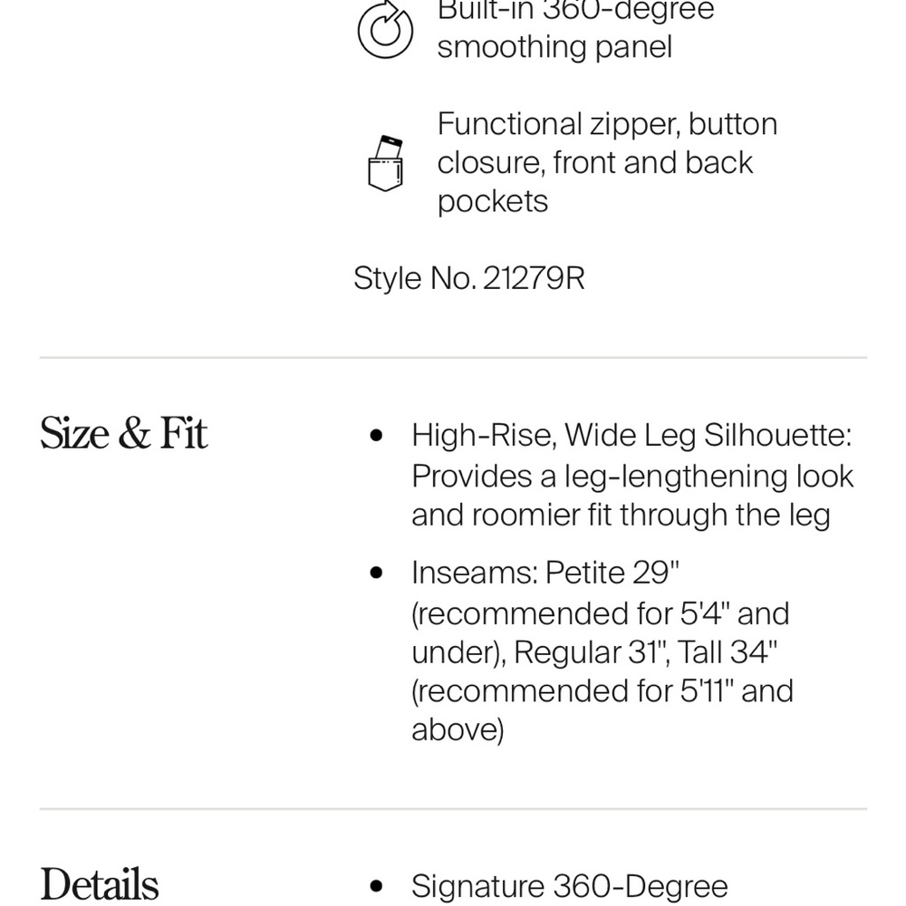 Spanx stretch twill pants (2) - Picture 3 of 10